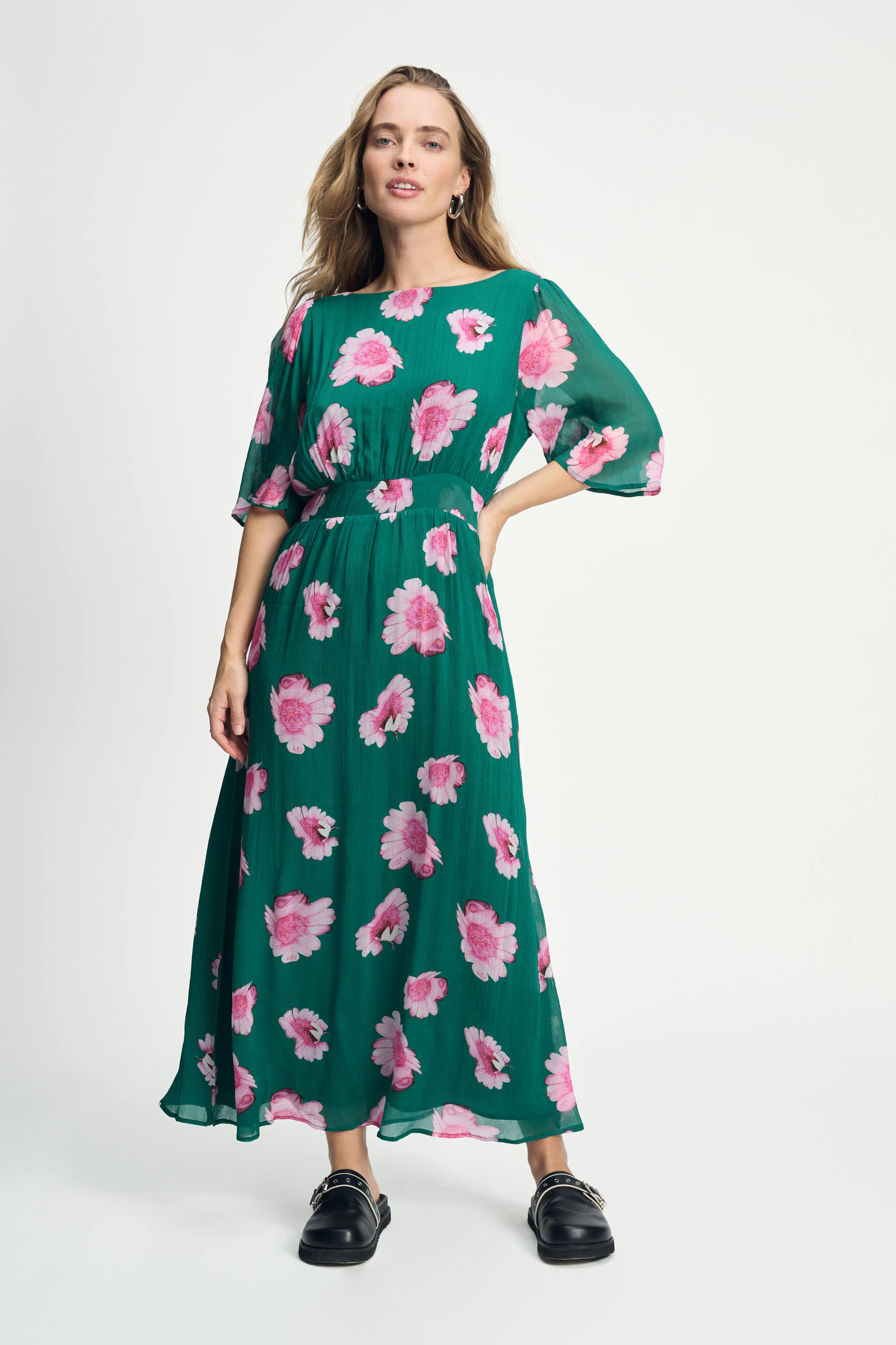 DRESS - Meadow Flowers Green