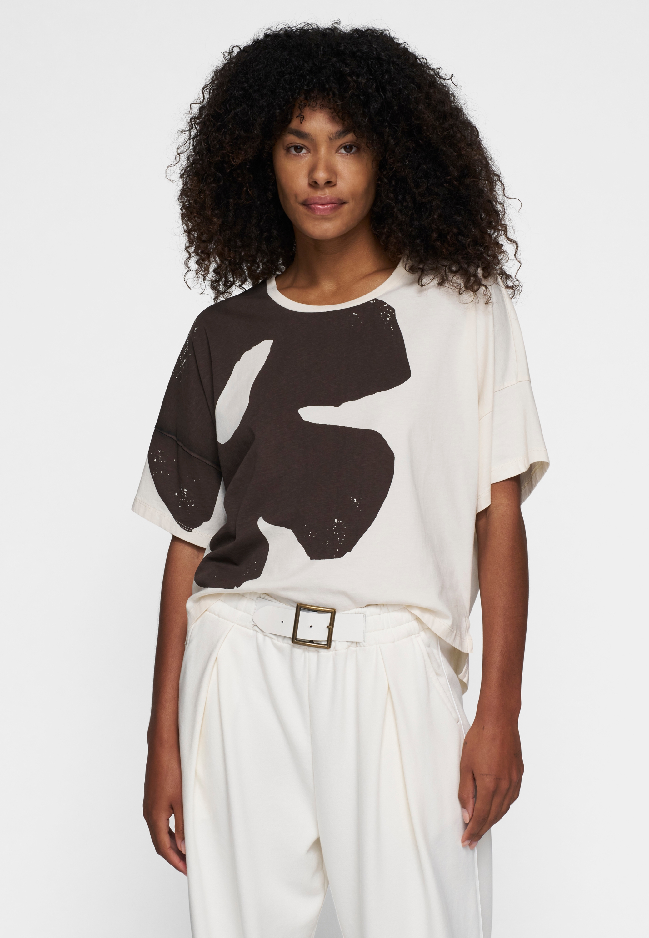 short sleeve tee flower