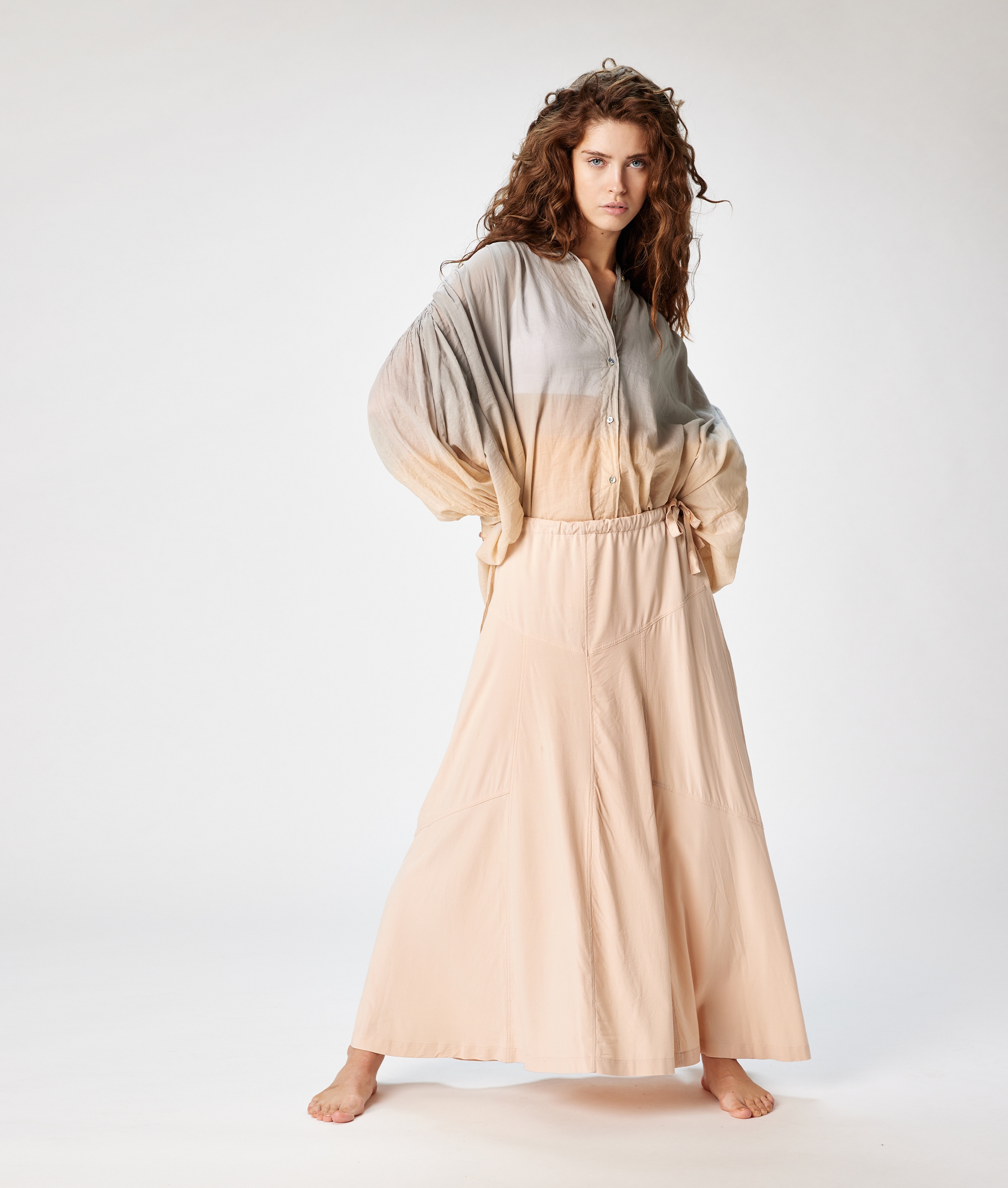 flowy skirt viscose