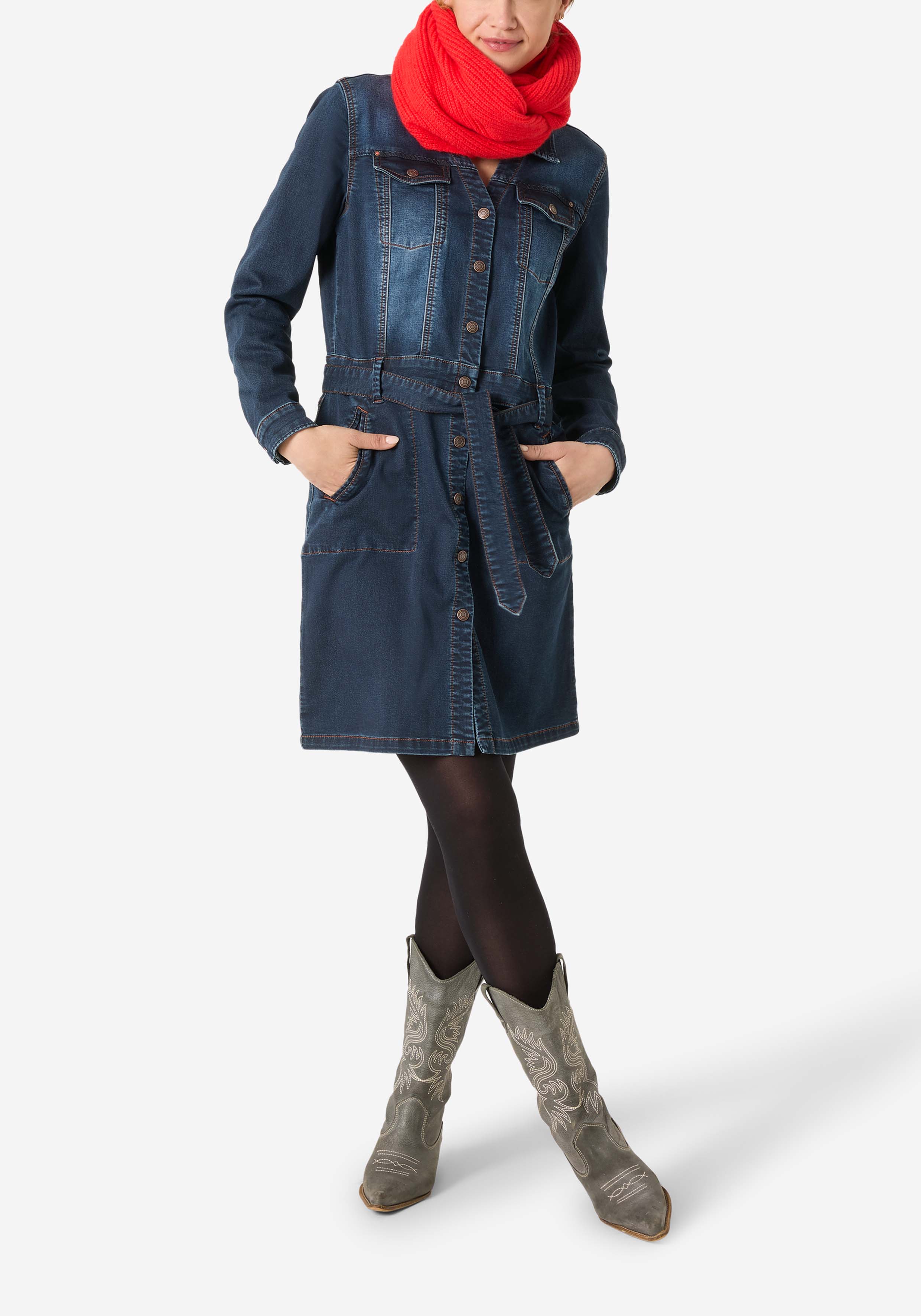 Denim Shirt Dress