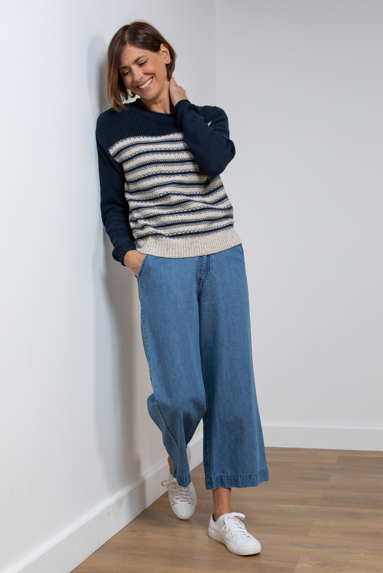 Lily RUBY CROP HOSE DENIM