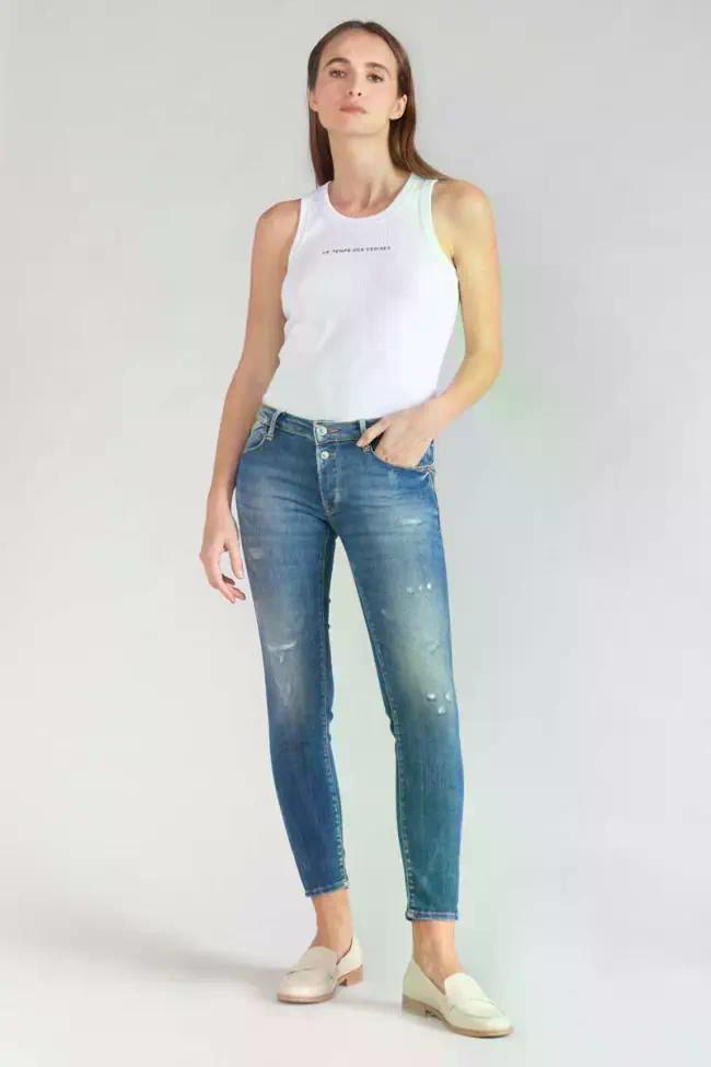 Jeans pulp slim Fino 7/8 destroy vintage blau Nr.3