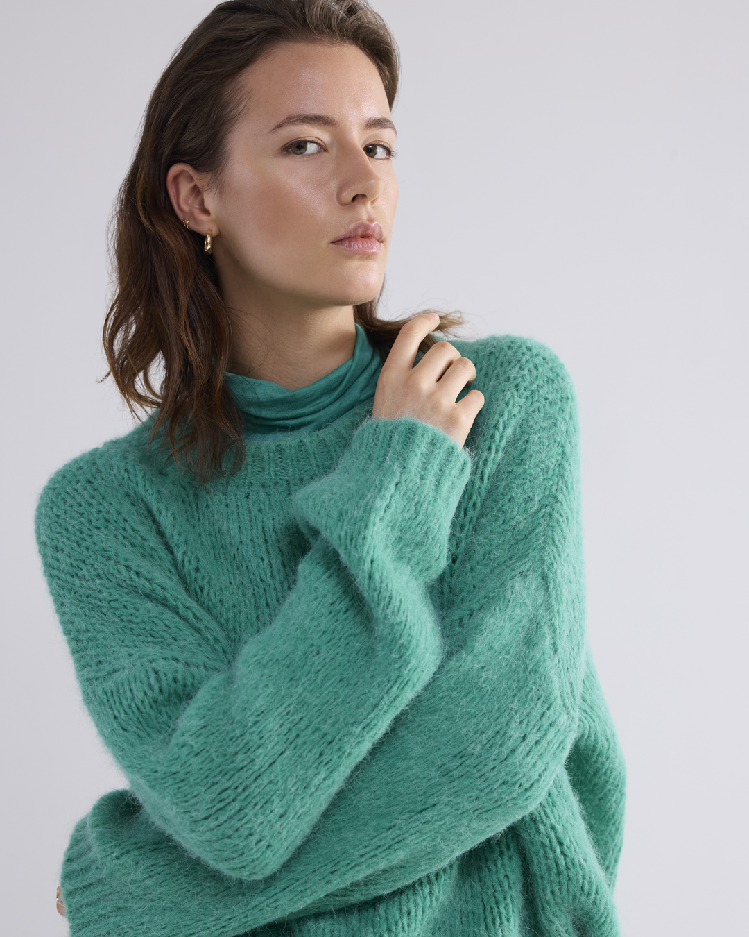 Boxy Grobstrickpullover