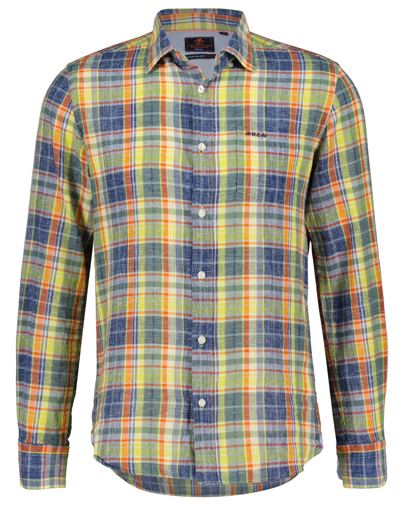 Kariertes Leinenhemd Ruapapa