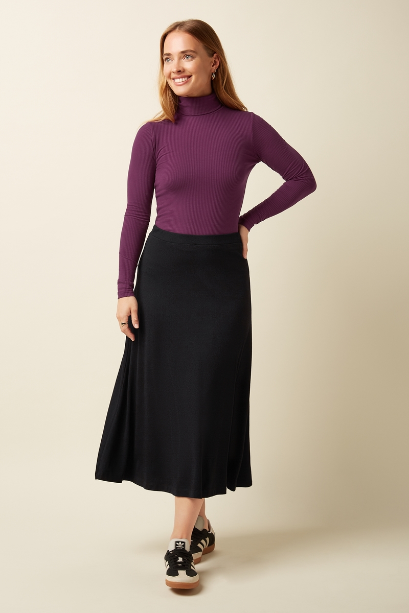 Juno Midi Skirt Milano Crepe