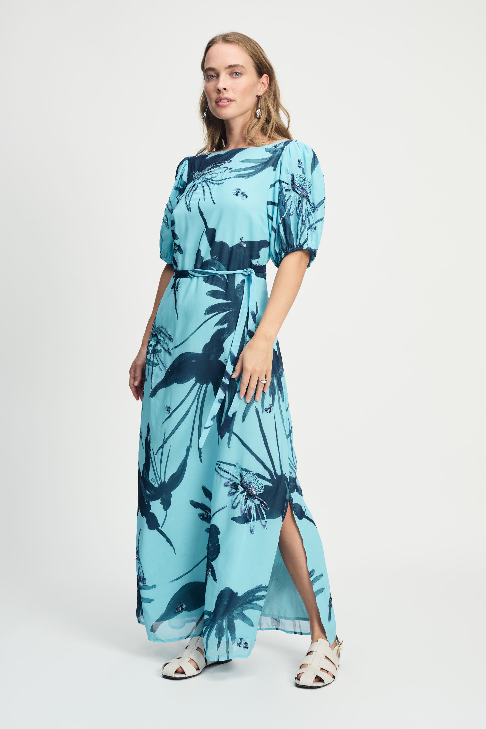 Kleid Artisan Blue Sequins