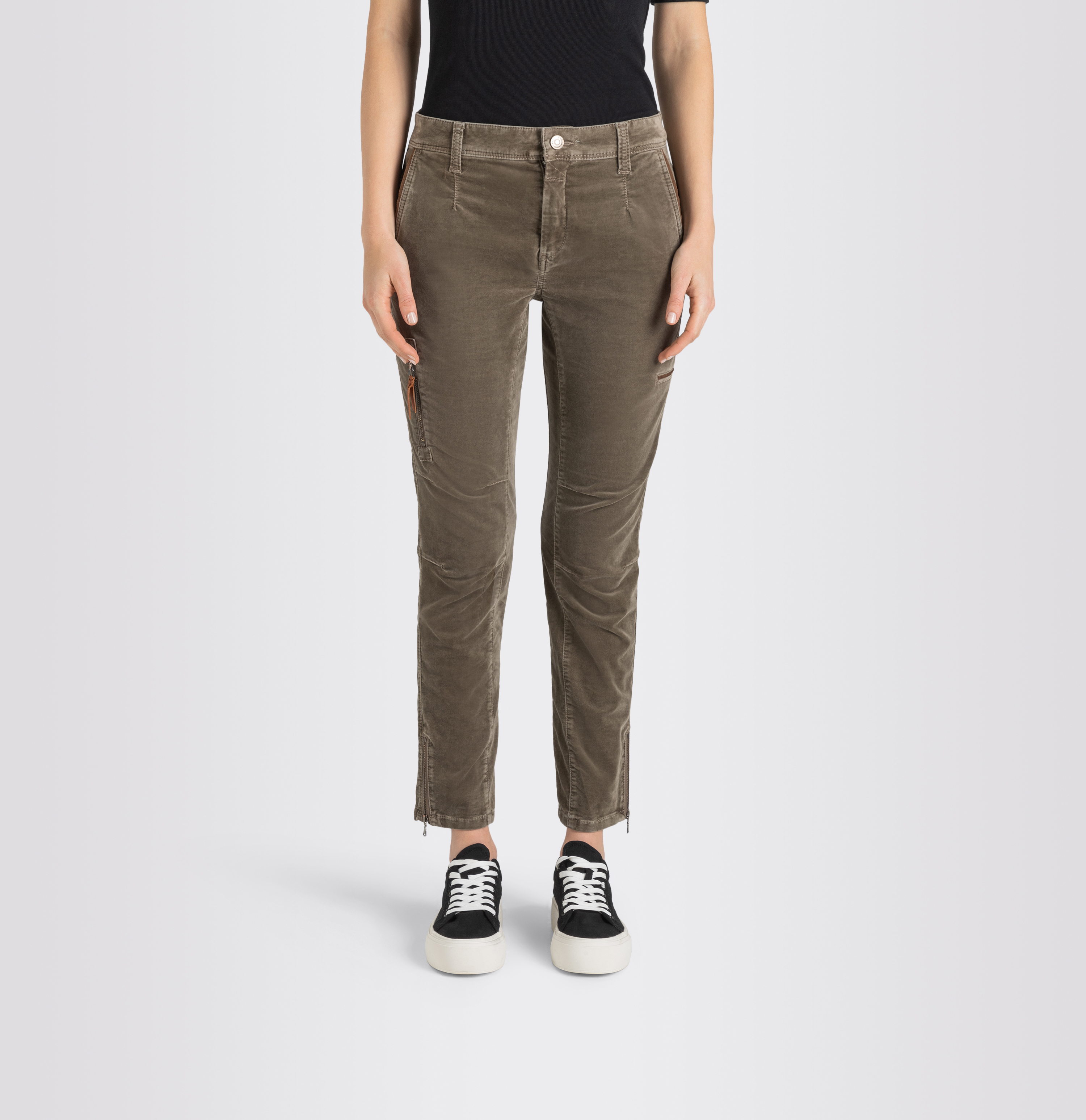 MAC JEANS - RICH cargo velvet